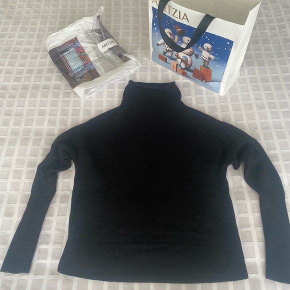 Aritzia Wilfred Cyprie 100% Merino Wool Sweater M - Picture 5 of 6